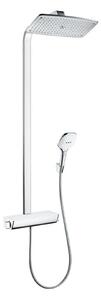 Hansgrohe Raindance Select E - Set de duș cu termostat, 360 mm, alb/crom 27112400