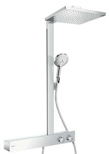 Hansgrohe Raindance E - Set de duș Showerpipe 300 cu termostat 600, crom 27363000