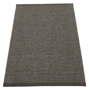 Covor pentru exterior și interior gri antracit 70x120 cm Emm Black Linen – Pappelina