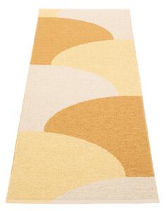 Covor tip traversă pentru interior și exterior galben ocru 70x180 cm Hill Ochre Pale Yellow – Pappelina