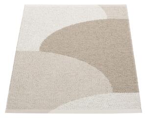 Covor pentru exterior și interior bej 70x90 cm Hill Dark Linen – Pappelina