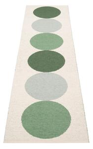 Covor tip traversă pentru interior și exterior verde/crem 70x280 cm Otto Herb – Pappelina