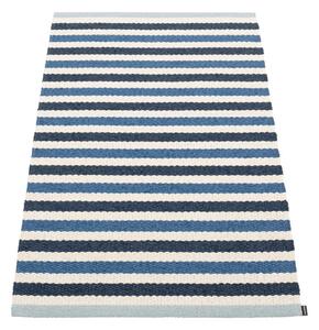 Covor pentru exterior și interior albastru/crem 70x120 cm Teo Denim – Pappelina
