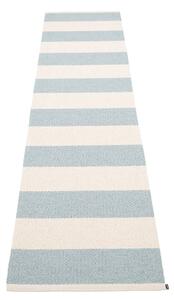 Covor tip traversă pentru interior și exterior albastru deschis/crem 70x300 cm Bob Blue Fog – Pappelina