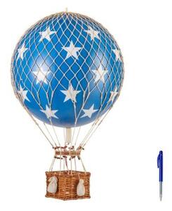 Decoratiune balon zburator "Blue Stars"