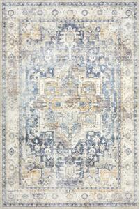 Covor lavabil Solevito Larisa albastru 200x300 cm