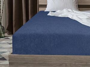 Cearsaf Frote MOLTON bleumarin 90 x 200 cm