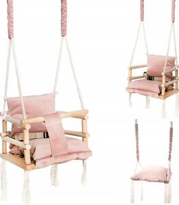Leagan pentru copii SWINGY 3 in 1 roz