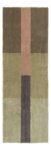 Covor tip traversă țesut manual din lână 80x230 cm Chroma Dusty Pink – Lorena Canals