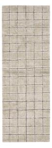 Covor tip traversă bej țesut manual din lână 80x230 cm Mosaic Sandstone – Lorena Canals