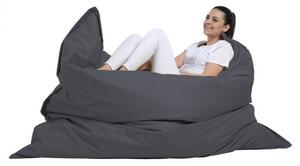 Fotoliu Puf Bean Bag Giant Cushion, 140x180 cm, Gri Inchis