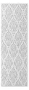 Covor tip traversă pentru interior și exterior gri/fildeș 80x250 cm Duet Liora – NORTHRUGS