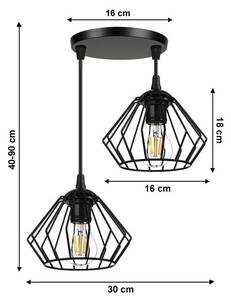 Lustră pe cablu CEED 2xE27/60W/230V