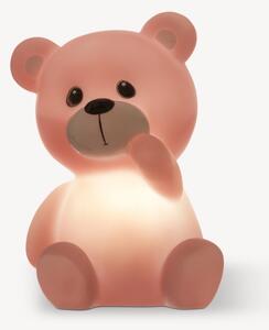 Atmosphera - Lampă de veghe LED pentru copii TEDDY, 3x LR44, roz