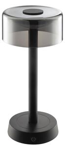 Brilliant - Lampă de birou LED RAZOR, 2,5W/5V, 2700K, IP44, neagră, încărcabilă, cu control tactil și dimmer