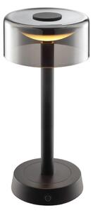 Brilliant - Lampă de birou LED RAZOR, 2,5W/5V, 2700K, IP44, neagră, încărcabilă, cu control tactil și dimmer