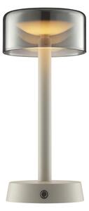 Brilliant - Lampă LED de birou RAZOR, reîncărcabilă, cu reglare a luminozității și control tactil, LED/2,5W/5V 2700K IP44, gri