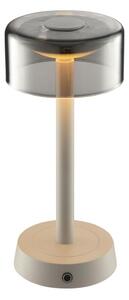 Brilliant - Lampă LED de birou RAZOR, reîncărcabilă, cu reglare a luminozității și control tactil, LED/2,5W/5V 2700K IP44, gri