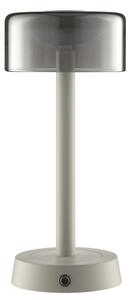 Brilliant - Lampă LED de birou RAZOR, reîncărcabilă, cu reglare a luminozității și control tactil, LED/2,5W/5V 2700K IP44, gri