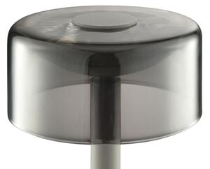 Brilliant - Lampă LED de birou RAZOR, reîncărcabilă, cu reglare a luminozității și control tactil, LED/2,5W/5V 2700K IP44, gri