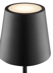 Brilliant - Lampă de masă LED ELORA, tactilă, reglabilă, reîncărcabilă, LED/2,5W/5V 2700K IP44 negru