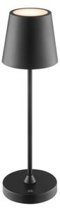 Brilliant - Lampă de masă LED ELORA, tactilă, reglabilă, reîncărcabilă, LED/2,5W/5V 2700K IP44 negru