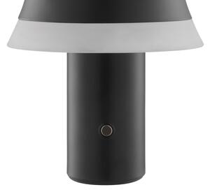 Brilliant KINICH lampă de masă LED reglabilă, tactilă, reîncărcabilă, 2,5W/5V, 2700K, negru