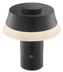 Brilliant KINICH lampă de masă LED reglabilă, tactilă, reîncărcabilă, 2,5W/5V, 2700K, negru