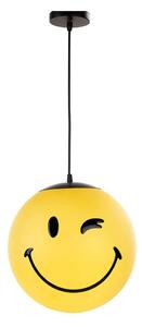 ONLI - lustră pentru copii SMILEY, pe cablu, 1xE27/15W/230V, galbenă