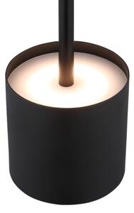 Globo 58487B - Lampă de birou LED DIXON, dimabilă, cu control tactil și reîncărcabilă, 1,5W/5V 2200 mAh, neagră