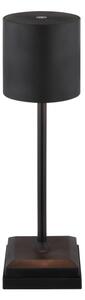 Globo 58487B - Lampă de birou LED DIXON, dimabilă, cu control tactil și reîncărcabilă, 1,5W/5V 2200 mAh, neagră