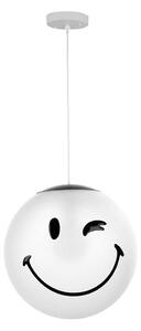 ONLI - Lustră suspendată pentru copii SMILEY 1xE27/15W/230V, albă