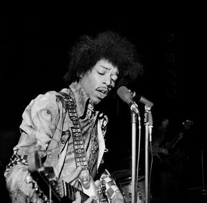 Fotografie American guitarist, composer and singer Jimi Hendrix