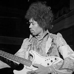 Fotografie American guitarist, composer and singer Jimi Hendrix