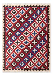 Covor roșu reversibil, țesut manual din lână 120x170 cm Kamal Rami – Nouristan