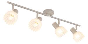 Globo 54317-4 - Plafonieră cu spoturi PLANTA 4xE14/40W/230V