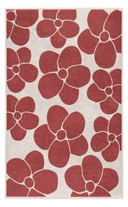 Covor roșu lavabil 60x100 cm Red Meadow – Mila Home