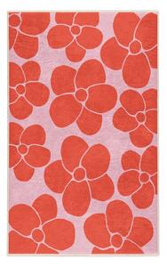 Covor roșu-roz lavabil 80x150 cm Poppy Fields – Mila Home