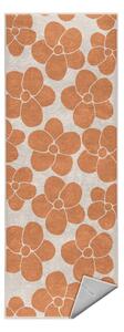 Covor tip traversă portocaliu lavabil 60x230 cm Orange Meadow – Mila Home