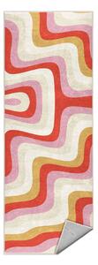 Covor tip traversă galben-roz lavabil 60x230 cm Creamy Raspberry Swirl – Mila Home