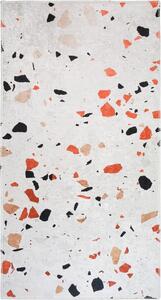 Covor portocaliu-fildeș lavabil 60x100 cm Italian Stone – Vitaus