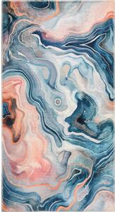 Covor albastru-roz lavabil 60x100 cm Colors of Joy – Vitaus