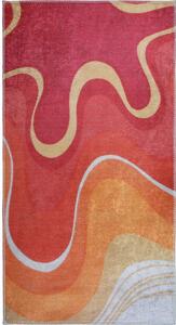 Covor roșu-portocaliu lavabil 60x100 cm Colors of Joy – Vitaus