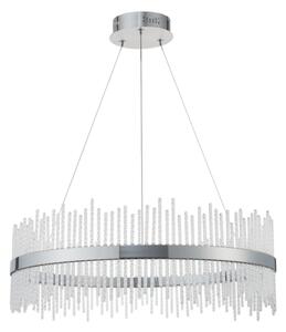 Endon 107108 - Lampă suspendată pe cablu, LED/56W/230V 3000K, crom lucios