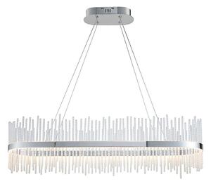 Endon 107109 - Candelabru LED suspendat pe cablu, 47W, 230V, 3000K, crom lucios