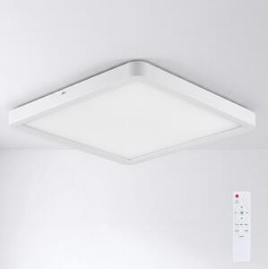 Brilagi - Plafonieră LED reglabilă ESTELA SQUARE, 36 W, 230 V, 31 x 31 cm, alb + telecomandă
