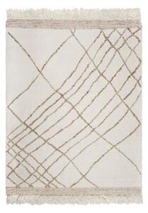 Covor crem țesut manual din amestesc de lână 120x170 cm Astera Linear – Flair Rugs