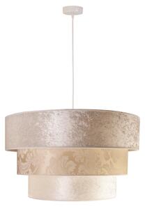 Lustră pe cablu Duolla LUNETA 1xE27/40W/230V d. 45 cm crem