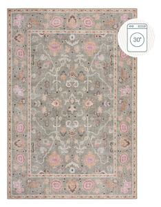 Covor verde deschis lavabil 115x170 cm Una Floral – Flair Rugs