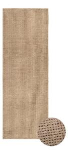 Covor tip traversă în culoare naturală lavabil, țesut manual din lână 80x230 cm Unexpected Wool – Lorena Canals
